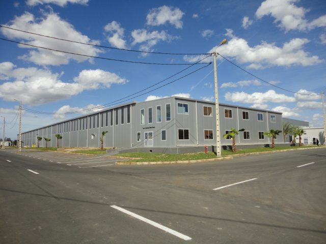 Morocco: The completed hangar